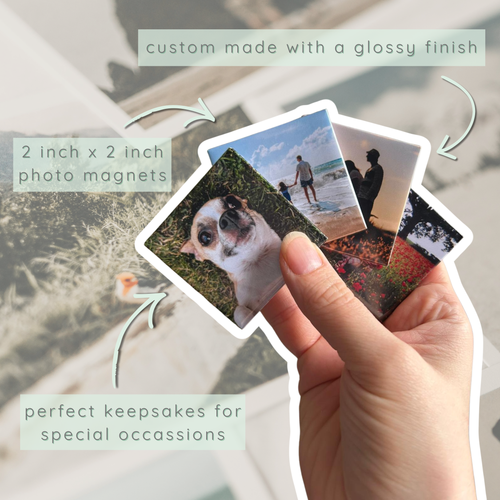 2" x 2" Photo Magnets