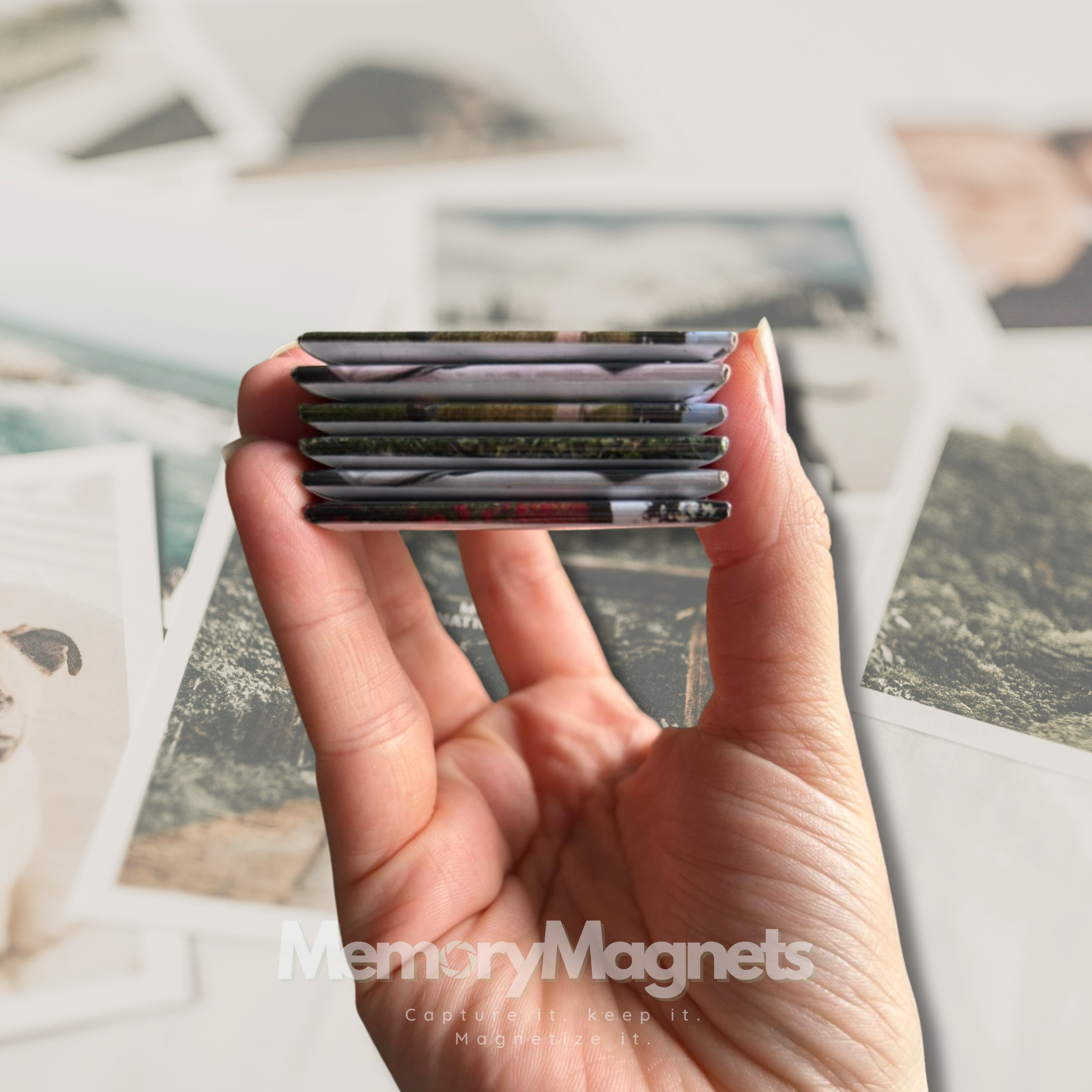 2" x 2" Photo Magnets
